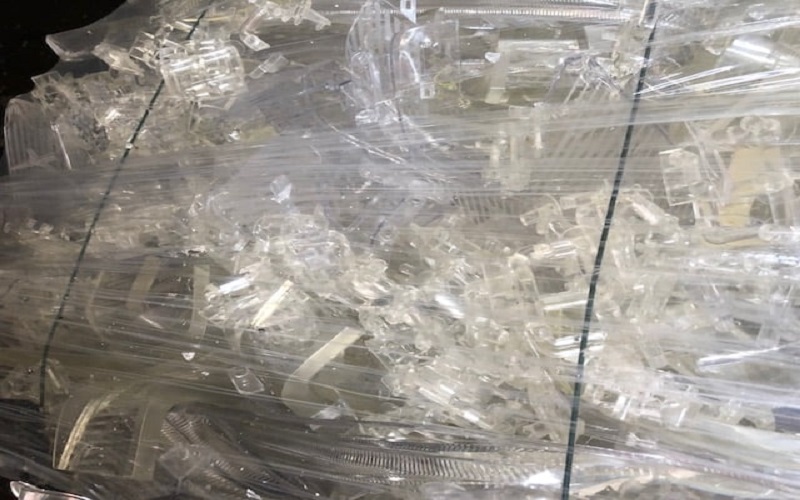 Polycarbonate plastic scrap Recycling