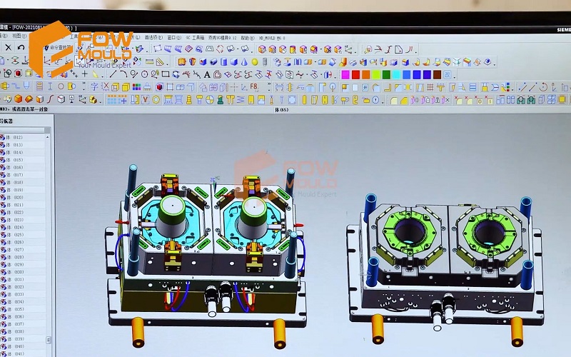 Thin wall mold modeling