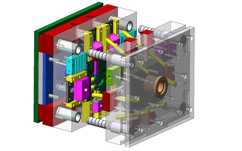 Aluminum Injection Moulds Design Drawing